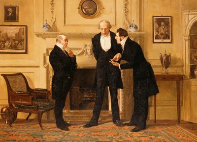 Postacie we wnętrzu, autorstwa Eugene Louis Lami