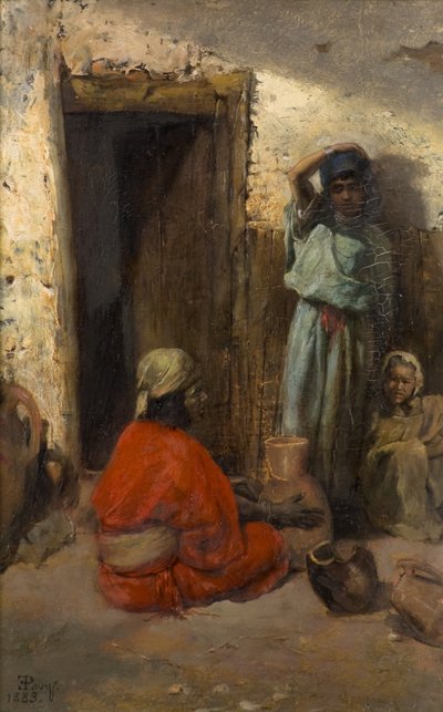 Arabska ulica autorstwa Eugene Pavy