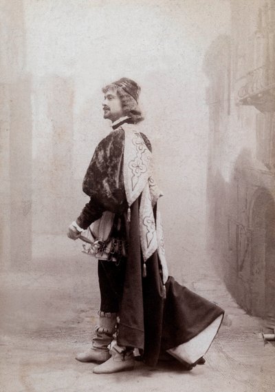 Francuski komik Dauvillier, ok. 1900 r., zdjęcie Eugene Pirou autorstwa Eugene Pirou