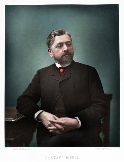 Gustave Eiffel, francuski inżynier, 1880 autorstwa Eugene Pirou