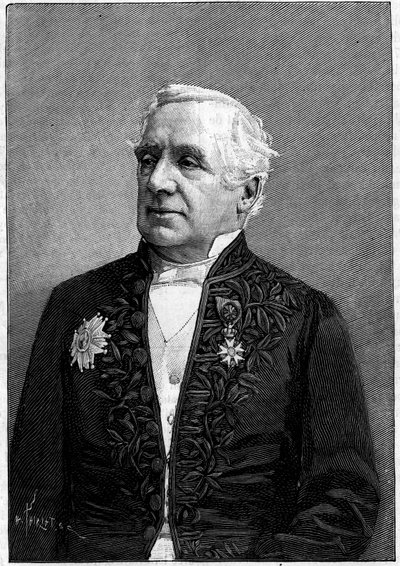 Portret barona Felixa Hippolyte Larreya (1808-1895), francuskiego chirurga, członka Akademii Nauk i Akademii Medycznej autorstwa Eugene Pirou
