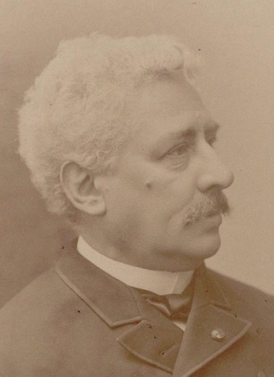 Portret kompozytora Oliviera Métry 1830-1889, lata 70. XIX wieku. autorstwa Eugene Pirou