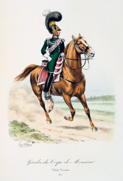 Ochroniarze dżentelmenów, rozebrać się, 1815 autorstwa Eugene Titeux