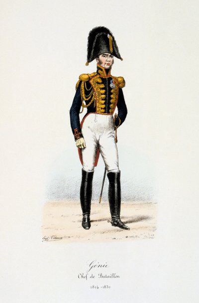 Inżynierowie, dowódca batalionu, 1814-30 autorstwa Eugene Titeux