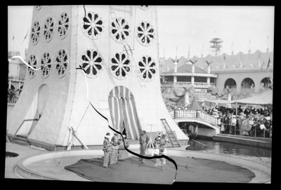 Luna Park, 1903 (negatyw azotanów) autorstwa Eugene Wemlinger