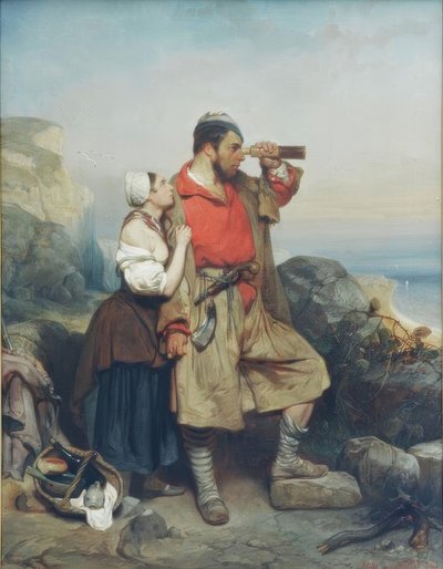 Flibustier (korsarz) autorstwa Eugene le Poittevin