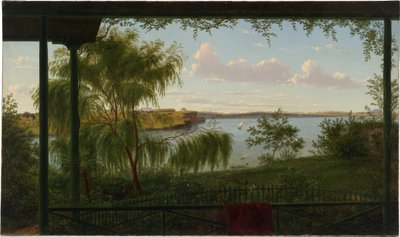 Z werandy Purrumbete autorstwa Eugene von Guérard