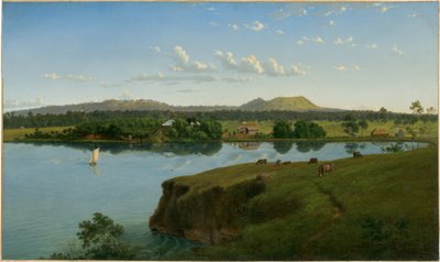 Purrumbete zza jeziora autorstwa Eugene von Guérard