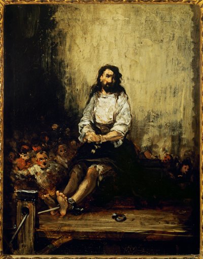 Skazaniec (obraz na płótnie) autorstwa Eugenio Lucas Velazquez