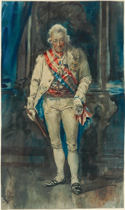 Król Hiszpanii Karol IV autorstwa Eugenio Lucas y Padilla
