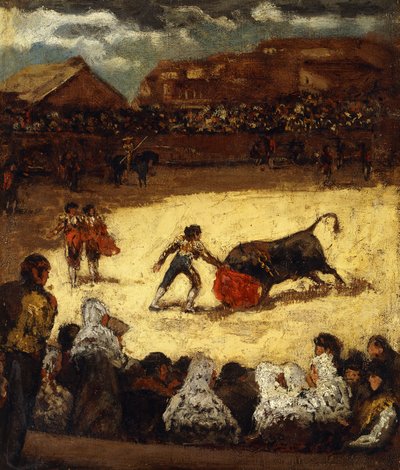 Walka Byków, autorstwa Eugenio Lucas y Padilla