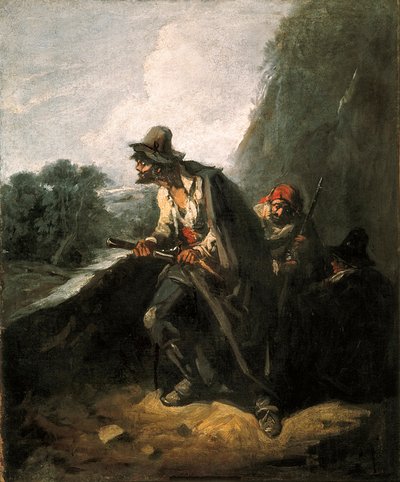 „Bandyci” (obraz) autorstwa Eugenio Lucas y Padilla