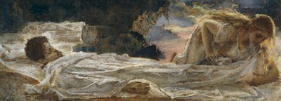 Chrystus i Maria Magdalena autorstwa Eugenio Prati