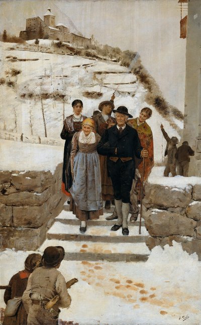 Złote Wesele w Południowym Tyrolu autorstwa Eugenio Prati