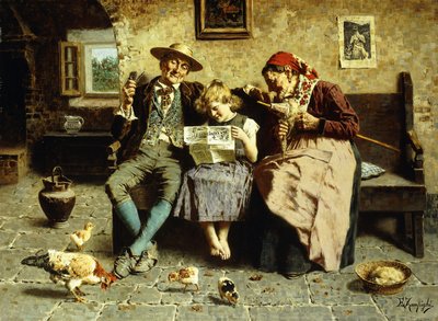 Czytanie wiadomości autorstwa Eugenio Zampighi