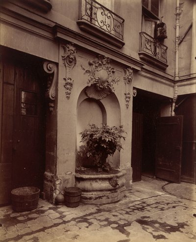 Dawny hotel parlamentarzystów, 3 Rue des Lions autorstwa Eugène Atget