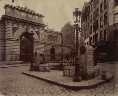 Fontanna Politechniki Ecole autorstwa Eugène Atget
