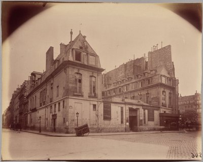 Hôtel du Marquis de Paroy, 83 rue Charlot autorstwa Eugène Atget