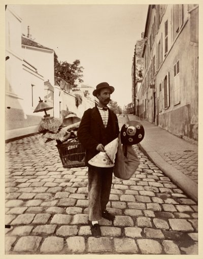 Właściciele sklepów autorstwa Eugène Atget