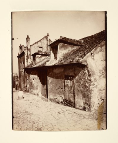 Dom Musette [Montmartre] autorstwa Eugène Atget