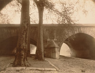 Pont Marie, 1926 (wydruk albumowy na papierze fotograficznym) autorstwa Eugène Atget