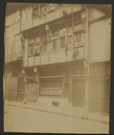 Rouen, Maison Rue Saint-Romain, 74 autorstwa Eugène Atget