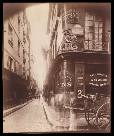 Rue des Nonnains autorstwa Eugène Atget