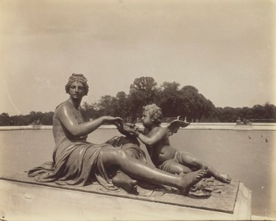 Wersal, róg parku, 1901. autorstwa Eugène Atget
