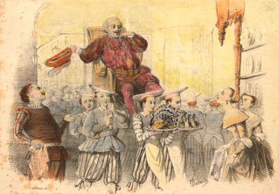 Ambroise Thomas - Sen nocy letniej - Charles Battaille jako Falstaff (dostosowany) autorstwa Eugene Battaille
