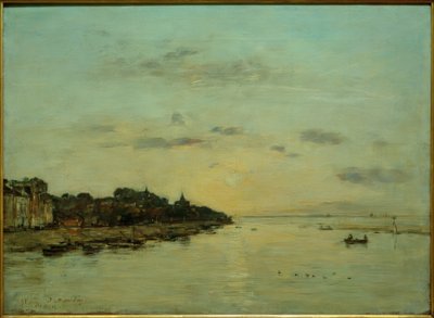 Ujście rzeki autorstwa Eugene Louis Boudin