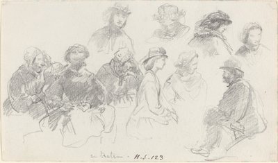 Pasażerowie na statku autorstwa Eugène Boudin