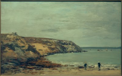 Rade de Brest. Wybrzeże Bindy autorstwa Eugene Louis Boudin