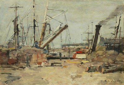 Trawlery autorstwa Eugène Boudin