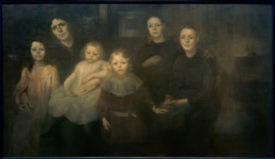 Rodzina artysty autorstwa Eugène Carrière