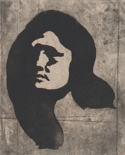 Głowa kobiety, ca. 1904. autorstwa Eugène Carrière