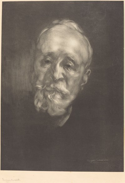 Pierre Puvis de Chavannes autorstwa Eugène Carrière