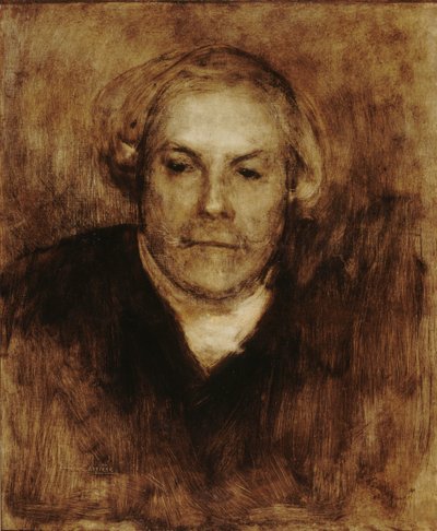 Portret Edmonda de Goncourta 1822-1896, c. 1880. autorstwa Eugène Carrière