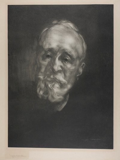 Portret Puvisa de Chavannes autorstwa Eugène Carrière