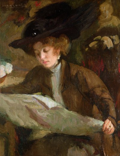 Poranna lektura autorstwa Eugène Carrière