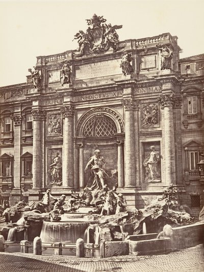 Fontanna di Trevi, 1848-52. autorstwa Eugène Constant