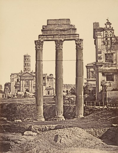 Ruiny Forum, 1848-52. autorstwa Eugène Constant