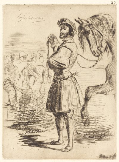 Pan z okresu Franciszka I autorstwa Eugène Delacroix
