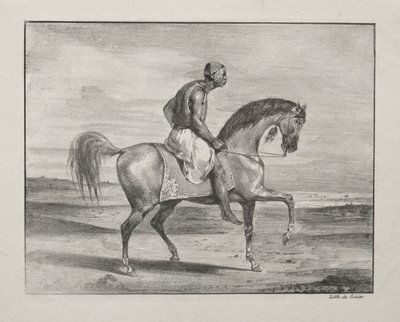 Afrykanin na koniu autorstwa Eugène Delacroix