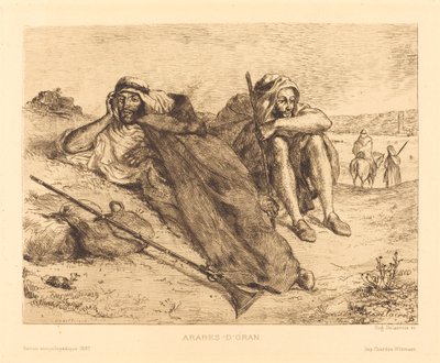 Arabowie z Oranu autorstwa Eugène Delacroix