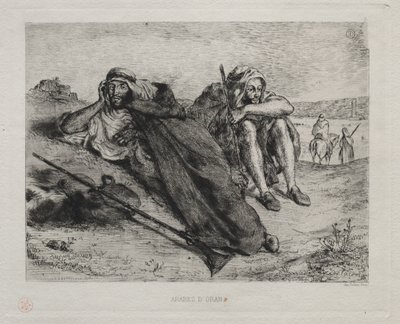 Arabowie z Oranu autorstwa Eugène Delacroix