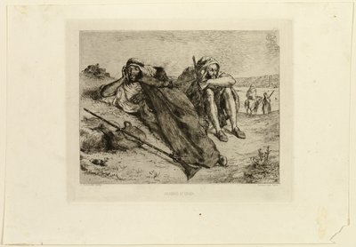 Arabowie z Oranu autorstwa Eugène Delacroix