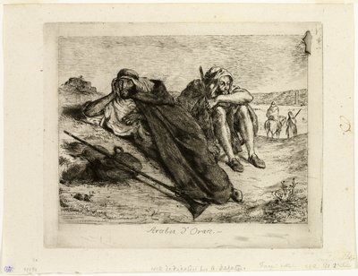 Arabowie z Oranu autorstwa Eugène Delacroix