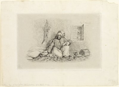Wódz Mohammed-Ben-Abou autorstwa Eugène Delacroix