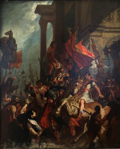 Francuski:  La justice de Trajan Sprawiedliwość Trajana autorstwa Eugène Delacroix