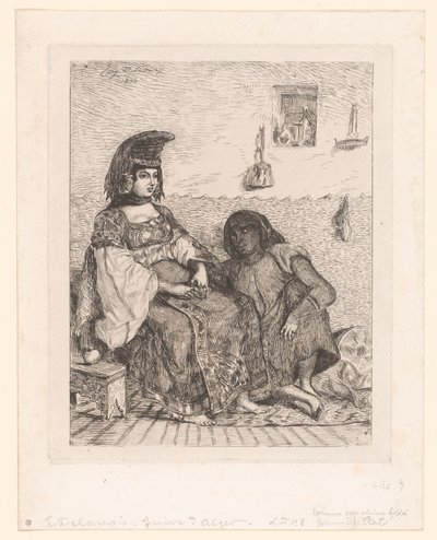 Żydówka z Algieru autorstwa Eugène Delacroix